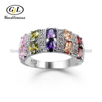 2021 Luxury Solid Gold Full Iced out Moissanite Diamond Rings