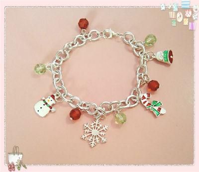 Factory Direct Promotion Gift Santa Claus Christmas Bracelet