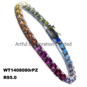 5.0mm Spinel Stone Jewelry Tennis Bracelet