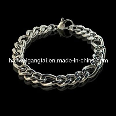 Jewelry Necklace 316L Stainless Steel Necklace 5.1mm Figaro Chain