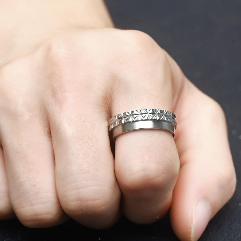 Jin Mingwei Best Top Color Preserving Girls Rings Simple Style Stainless Steel Titanium Rings for Women Rose Gold Ring Mix Lot