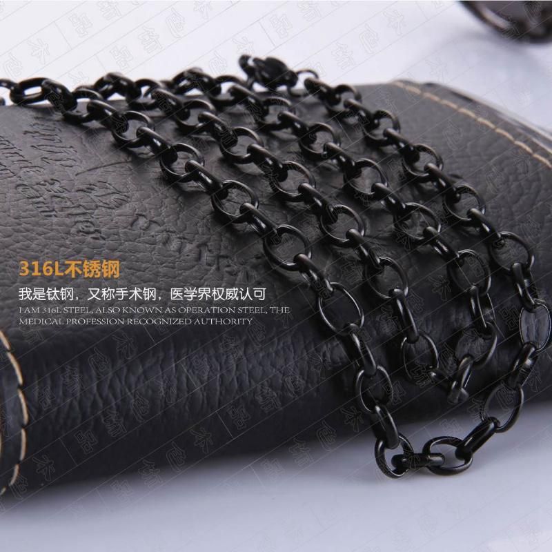 Stainless Steel Jewelry Oval Belcher Cable Necklace Chain