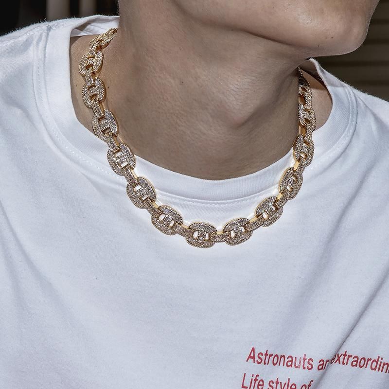 High Polished Copper Snake Bone Necklace for Man