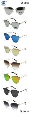 High Quality Popular Design Metal Sunglasses (MS466)