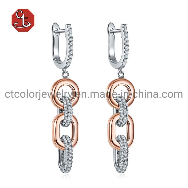 Fashion Jewelry Silver or Brass Bracelet Micro Pave CZ Bracelets for Men or Women