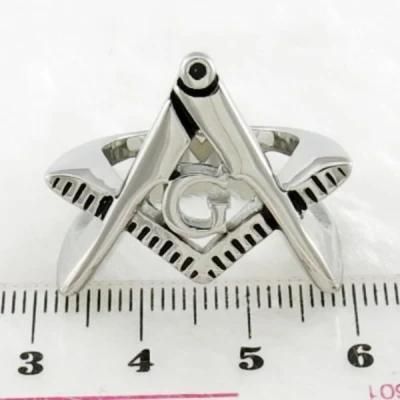 Wholesale Custom Silver Masonic Ring