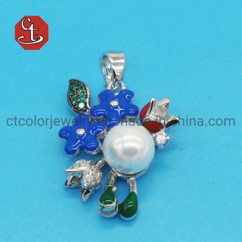 Fashion Silver or Brass Earring Created Green Stone Enamel Earring 925 Sterling Silver Jewelry