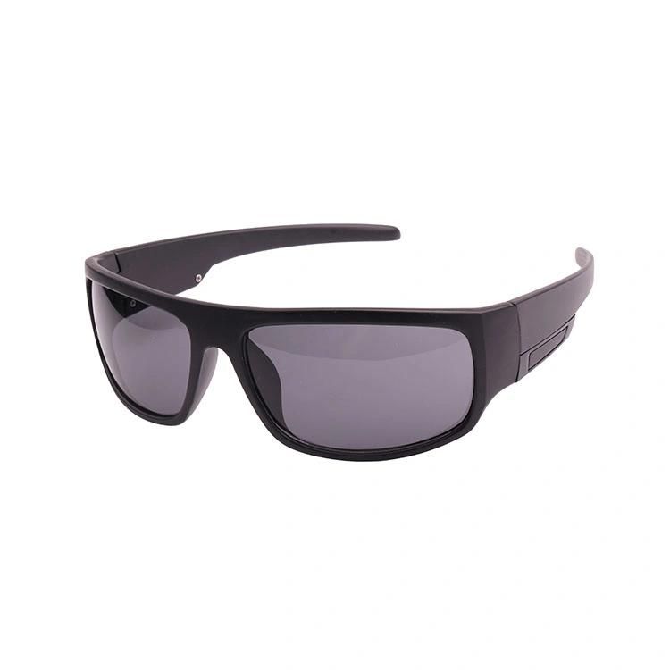 2019 Wrapped Sports Sunglasses with Metal Decoration