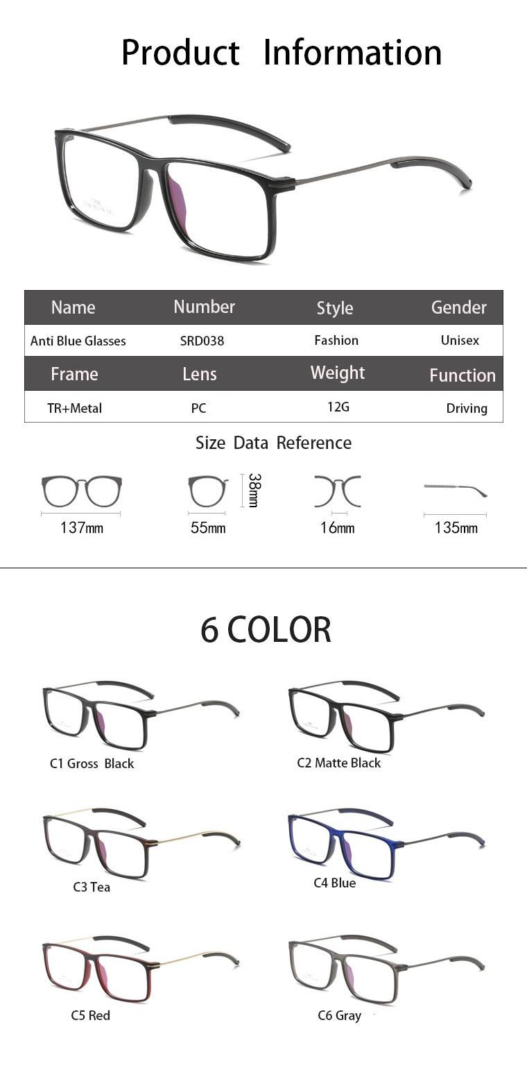 Factory Wholesale Reading Classic Glasses Frames Vintage Excellent Quality Vintage Glasses Frame 2022 New Blue Light Blocking Glasses