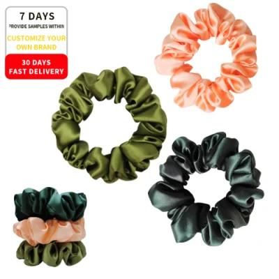 Colourful Silk Scrunchies in New Colour Mulberry Silk