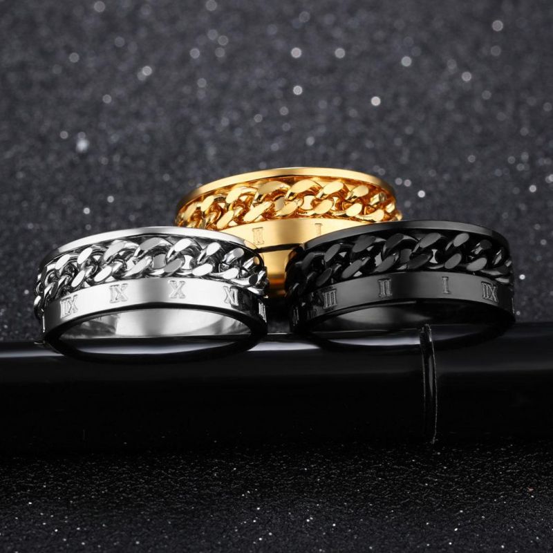 Stainless Steel Jewelry Mens Latest Ring