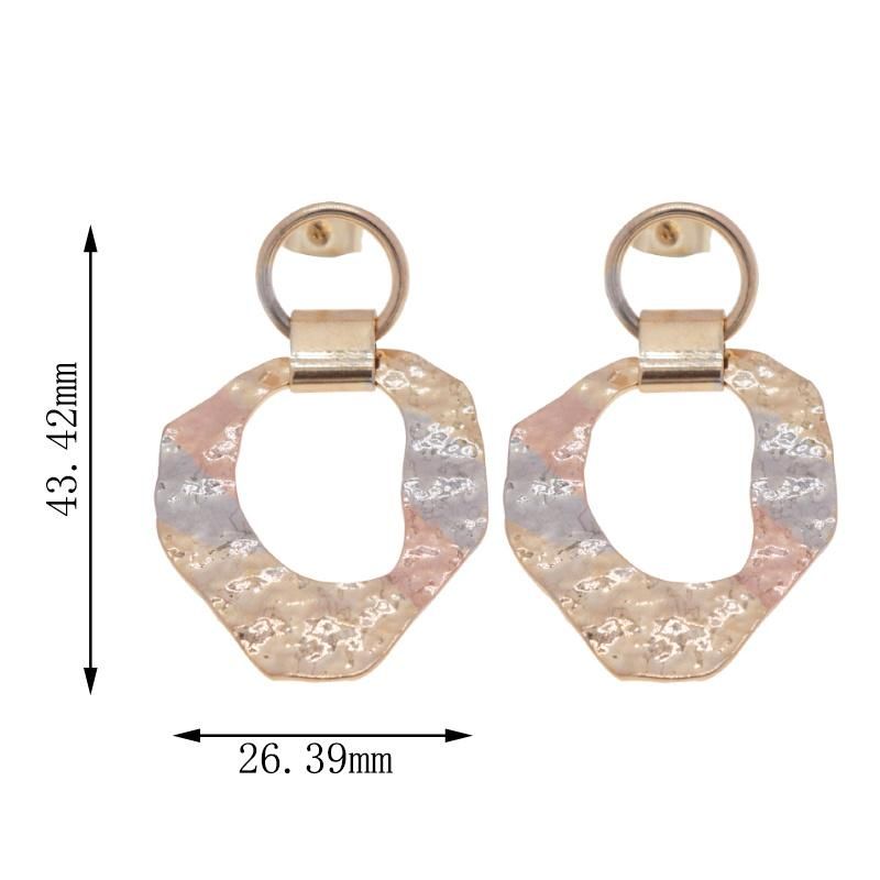 Ladies Luxury Fashion High Quality Gold Plated Earrings