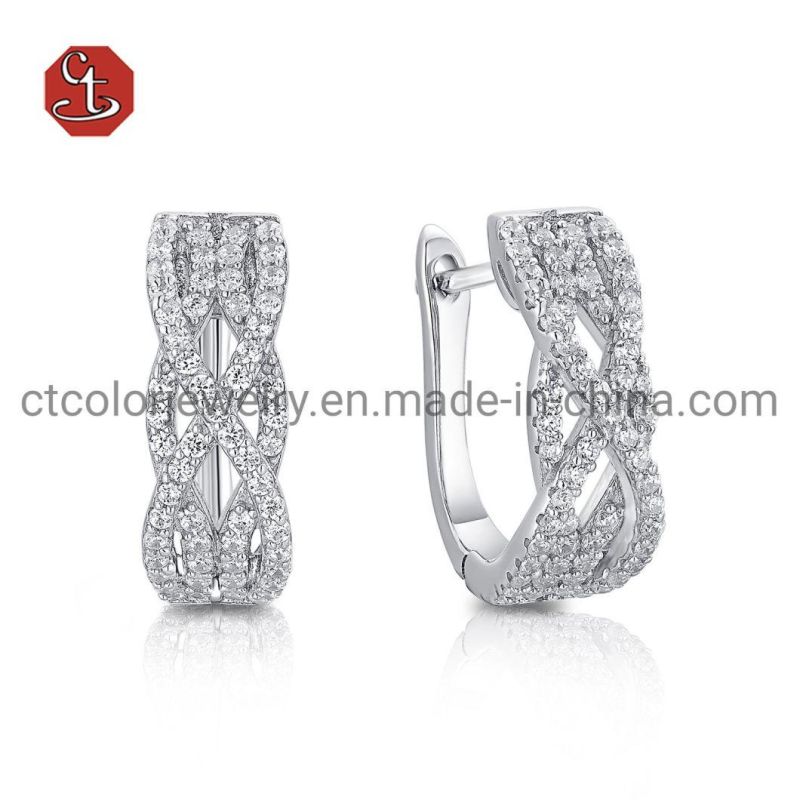 Fashion Jewelry Set Wholesale Silver Earring for Women