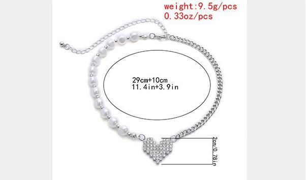 2020 New Fashion Personalized Pearl Necklace with Ins Style Crystals