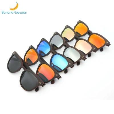 2020 Ready to Ship Elegant Cat Eye Women Ebony Wooden Sunglasses