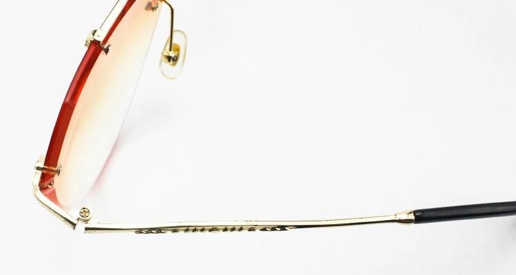 Oversize Fashion Custom Logo Wholesale Metal Frame Women Sunglasses