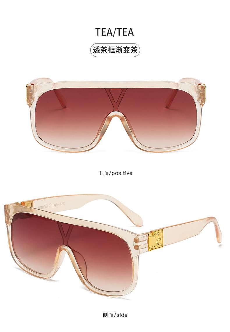 Sunglasses One Piece Fashion Sunglasses Big Frame Personalized One-Piece Goggles