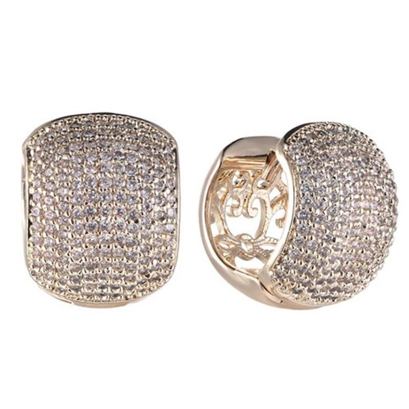 925 Silver Pink Stone Hoop Earring for Girls