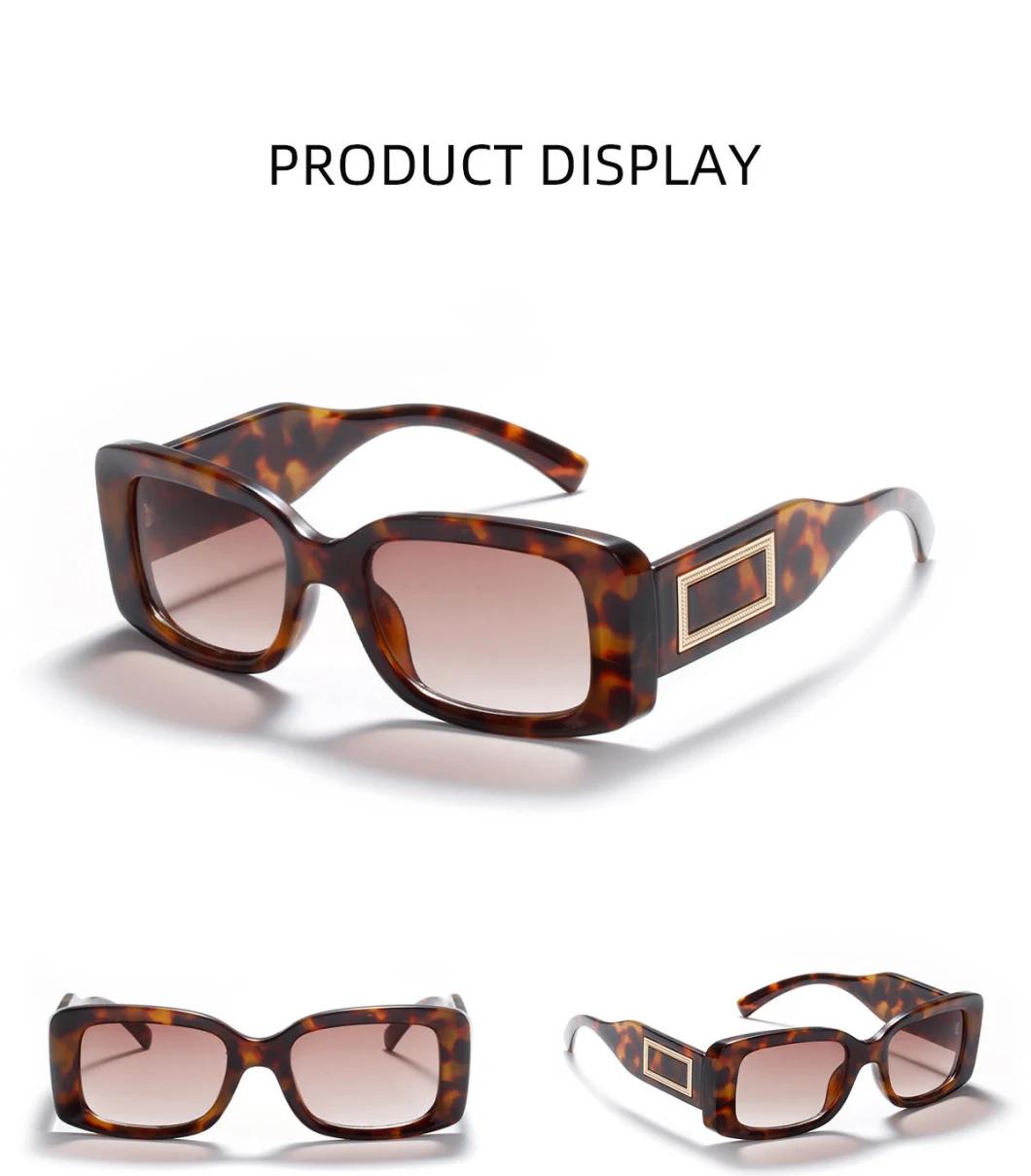 fashion Unique Square Rivet Retro Sunglasses Small Trend Sunglasses New Sun Glasses for Women and Mens