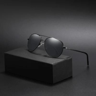 Pilot Polarized Sunglasses with Metal Frame Men Women Outdoor Driving Sun Glasses Vms020