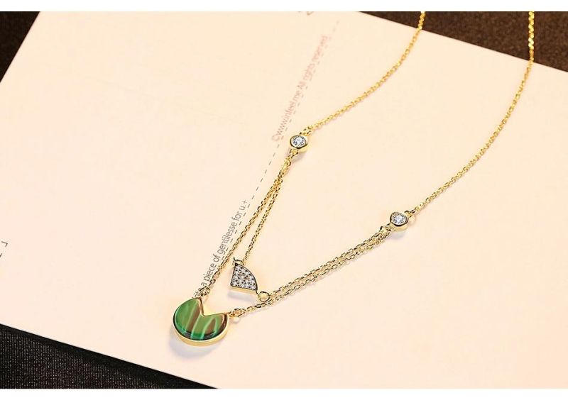 Handmade Long Multilayer Gold Plated Necklace for Women