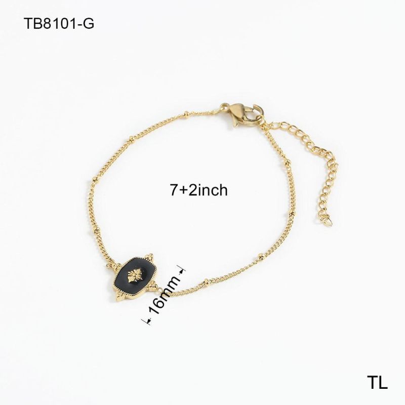 Manufacturer Custom Fashion Jewelry 18K Gold Plated Bracelet Waterproof Top Ranking Stainless Steel Bracelet Wholesale