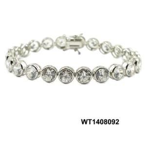 Factory Direct Sale CZ 925 Sterling Silver Custom Women Charm Tennis Bracelet Jewelry for Women