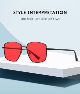 90&prime;s Retro Style UV400 Metal Sunglasses