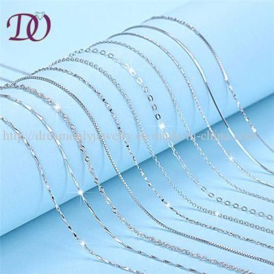 Handmade 925 Sterling Silver Chain Jewelry, New Design Silver Chain for Women, Latest Design 925 Silver Chain