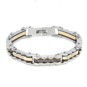 Custom Jewelry Great Wall Pattern Stainless Steel Chain Bracelet for Men