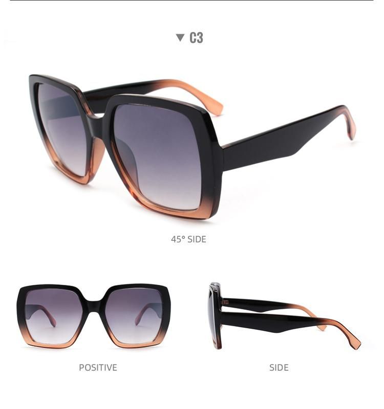 2022 Big Frame Women Fashion Sunglasses UV400 Polarized