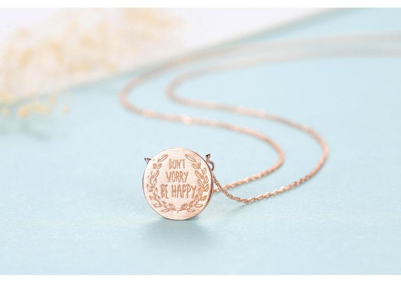 European and American Jewellry Fashion Rose Gold Necklace
