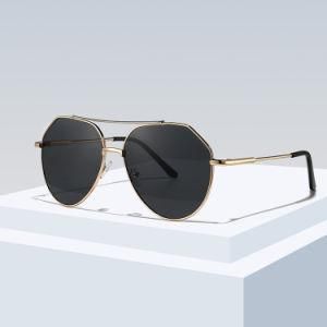 New Fashion Trend Metal Light Frame AC Strong Sunglass