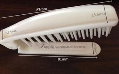 Foldable Plastic Five Star Hotel Comb