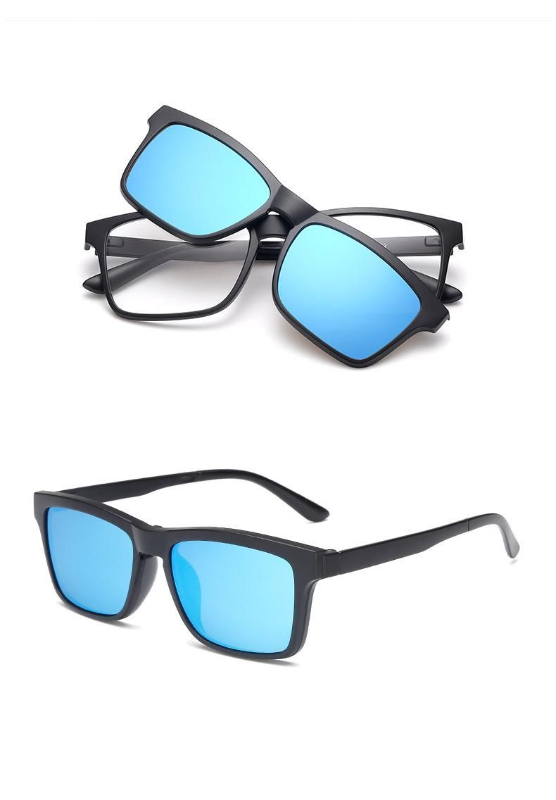 Promotional Tr90 Frame Magnetic Clip on Sunglasses with Polarized Lens
