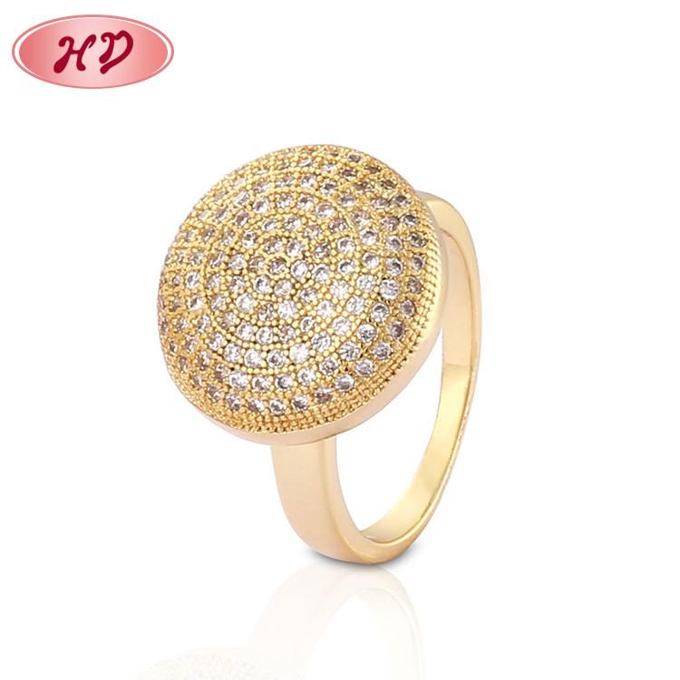Women Fashion 18K Gold Plated Stainless Steel Silver Wedding Engagement Finger Rings Jewelry Design