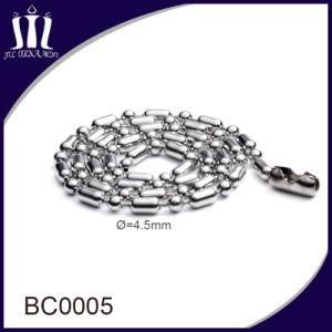 High Quality Fine Metal Beads Chain 4.5mm