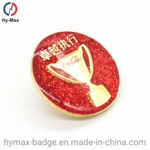 Custom Heart Synthetic Enamel Badge for Souvenir