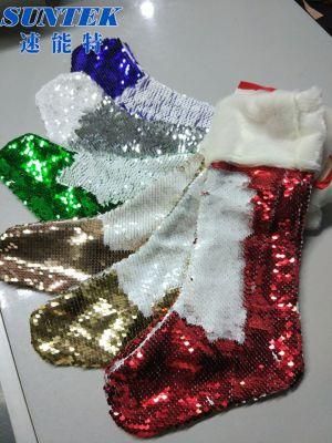 Sublimation Blank Sequin Christmas Socks