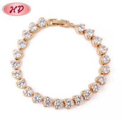 Hot Sale Jewelry Fashion Rose Gold Plated Bracelet for Girls