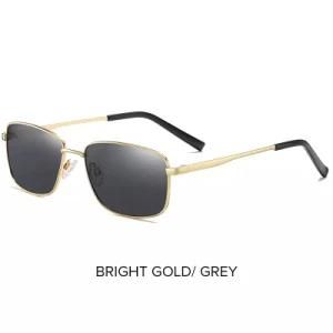 Hot Italian Brand Metal Sunglasses Classical Square Polarized Luxury Sunglasses