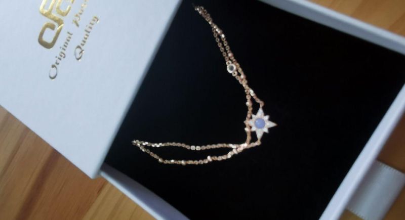 New Fashion &High Quality Gems Shinning Luminous Stone Bracelet Jewelry (Sun-purple)