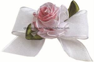 Decorative Organza Ribbon Flower Ribbon Bow for Wedding Dress