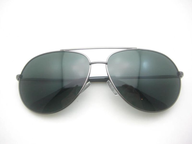 Classic Hinge Designe Man Fashion Metal Sunglasses