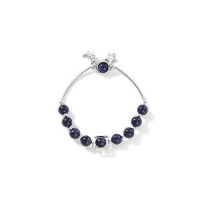 Star Blue Sandstone Transit Pearl Star Moon Bracelet