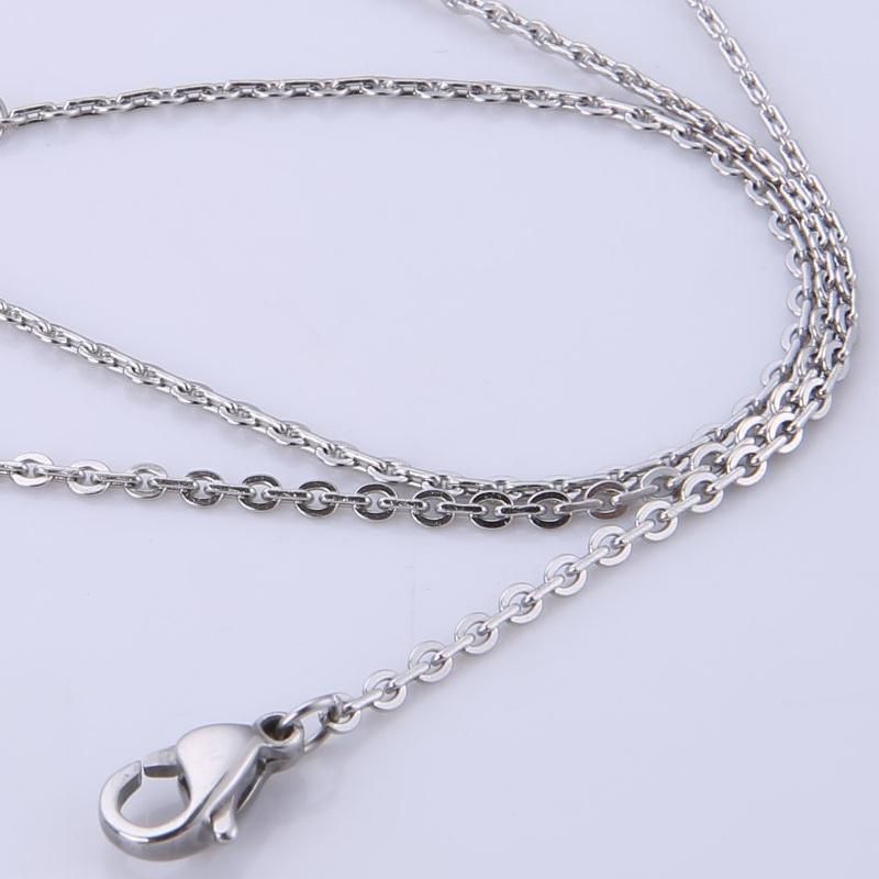 316L Stainless Steel Jewelry Accessories Cross Chain Necklace