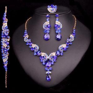 Fashion Crystal Wedding Jewelry Sets for Bride