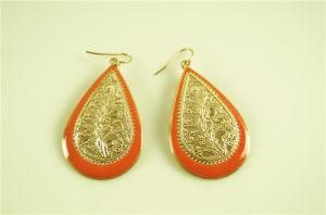 Alloy Earring with Epoxy