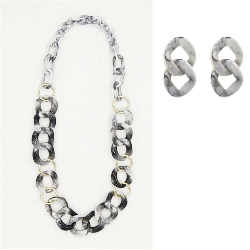 Fashion Popular Jewelry Set Acrylic Necklaces and Earrings Sets