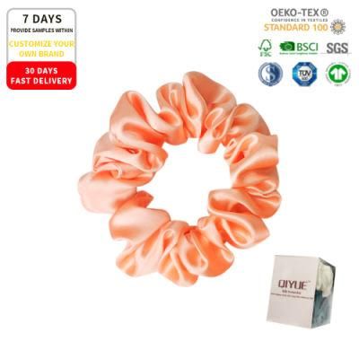 High Quality Mulberry Silk Scrunchies for Girls Accept Customized